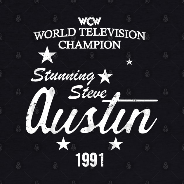 1991 WCW TV Champion Stunning Steve Austin by Meat Beat